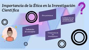 IMPORTANCIA DE LA ETICA EN LA INVESTIGACION
