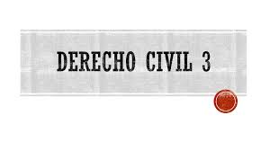 DERECHO CIVIL III: OBLIGACIONES